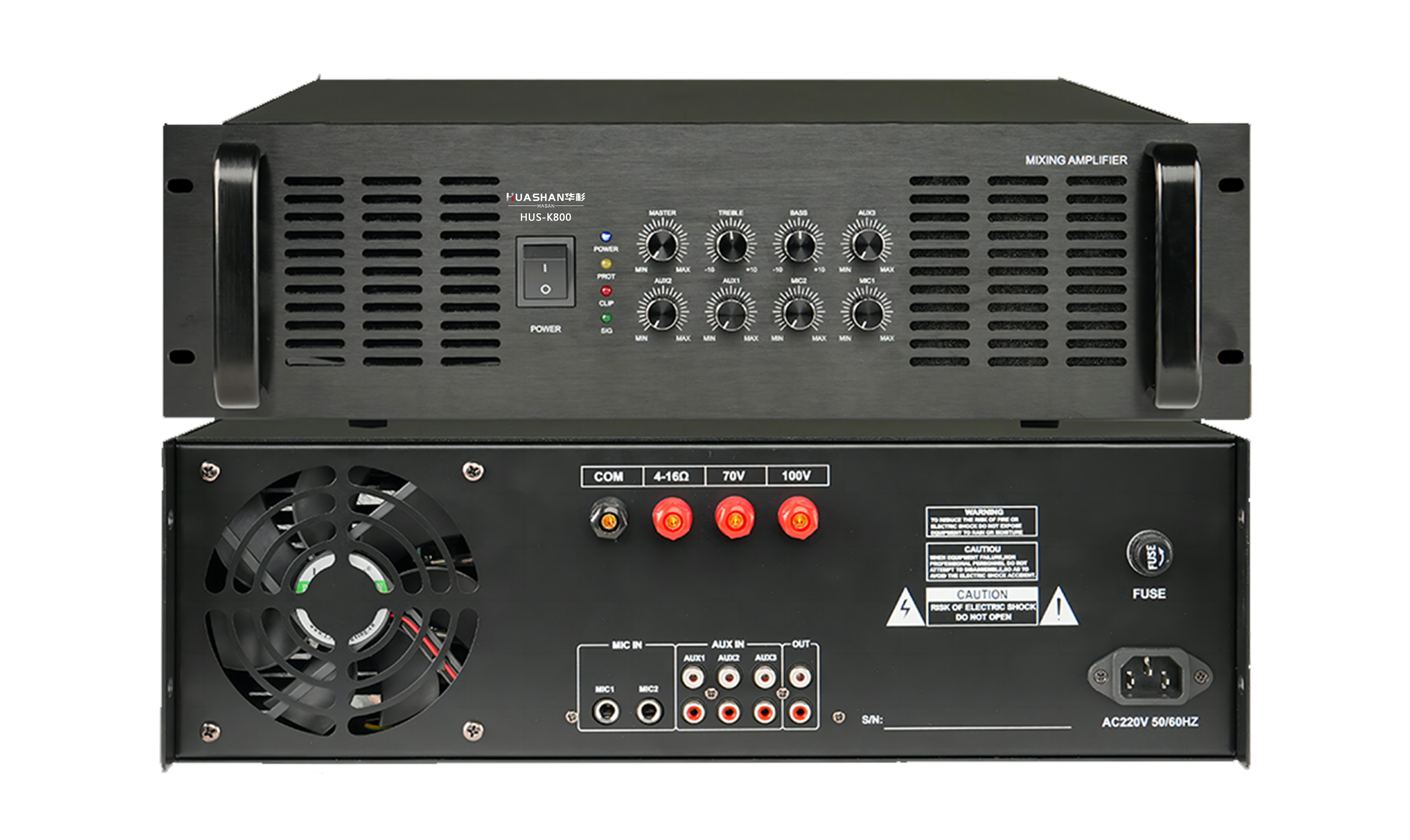 HUS-K800 合并式功放(800W)