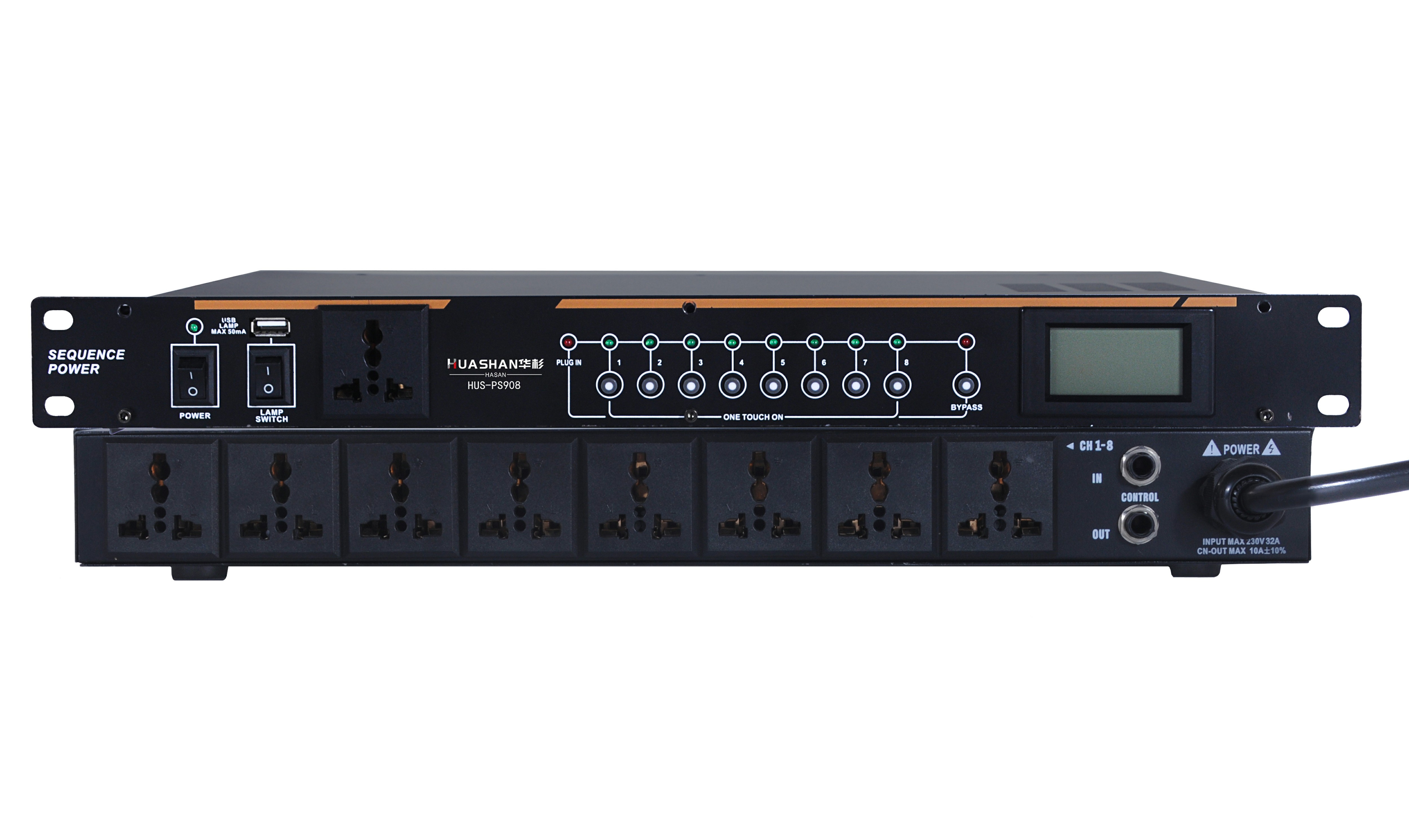 HUS-PS908 八路电源时序器