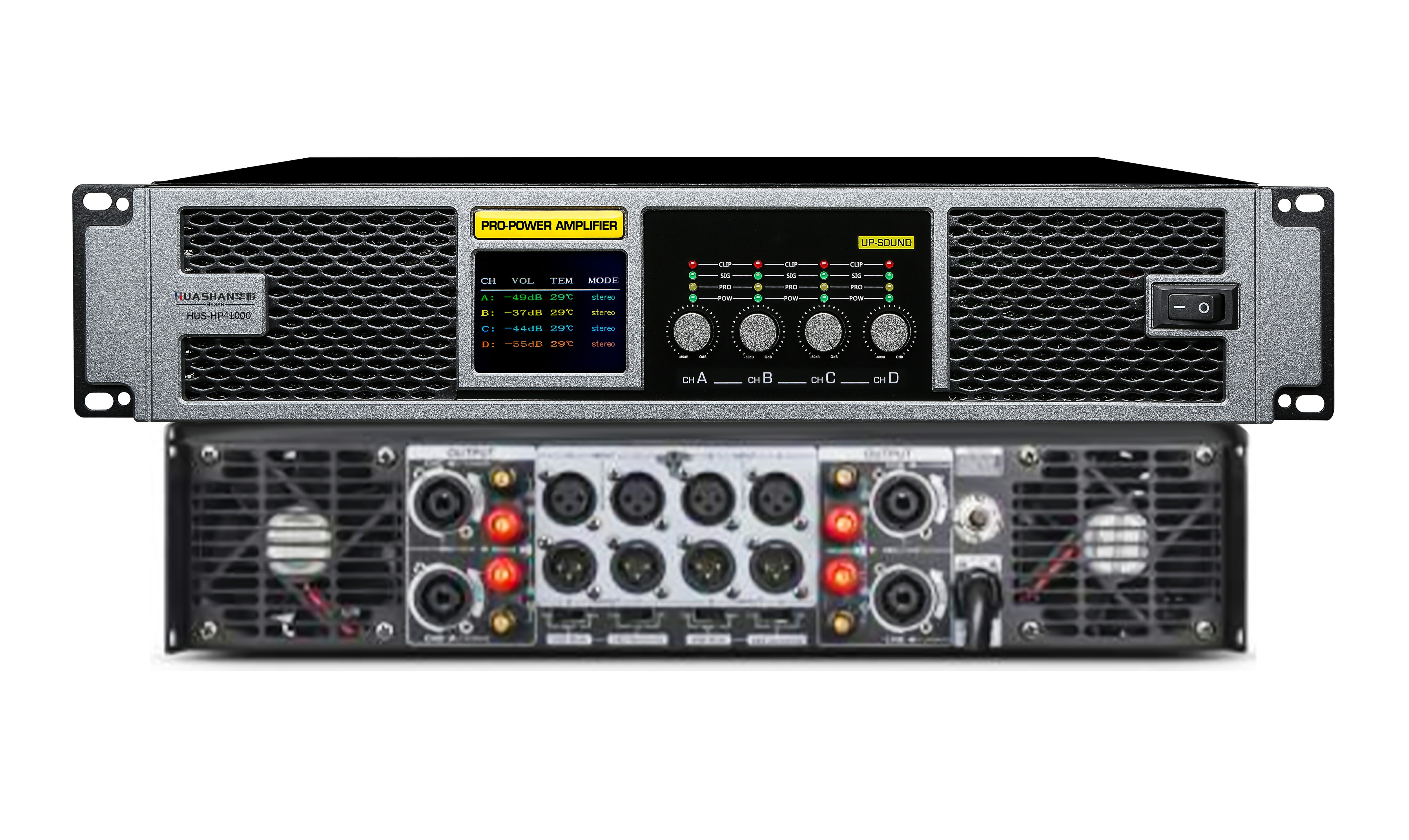 HUS-HP41000 四通道专业功放