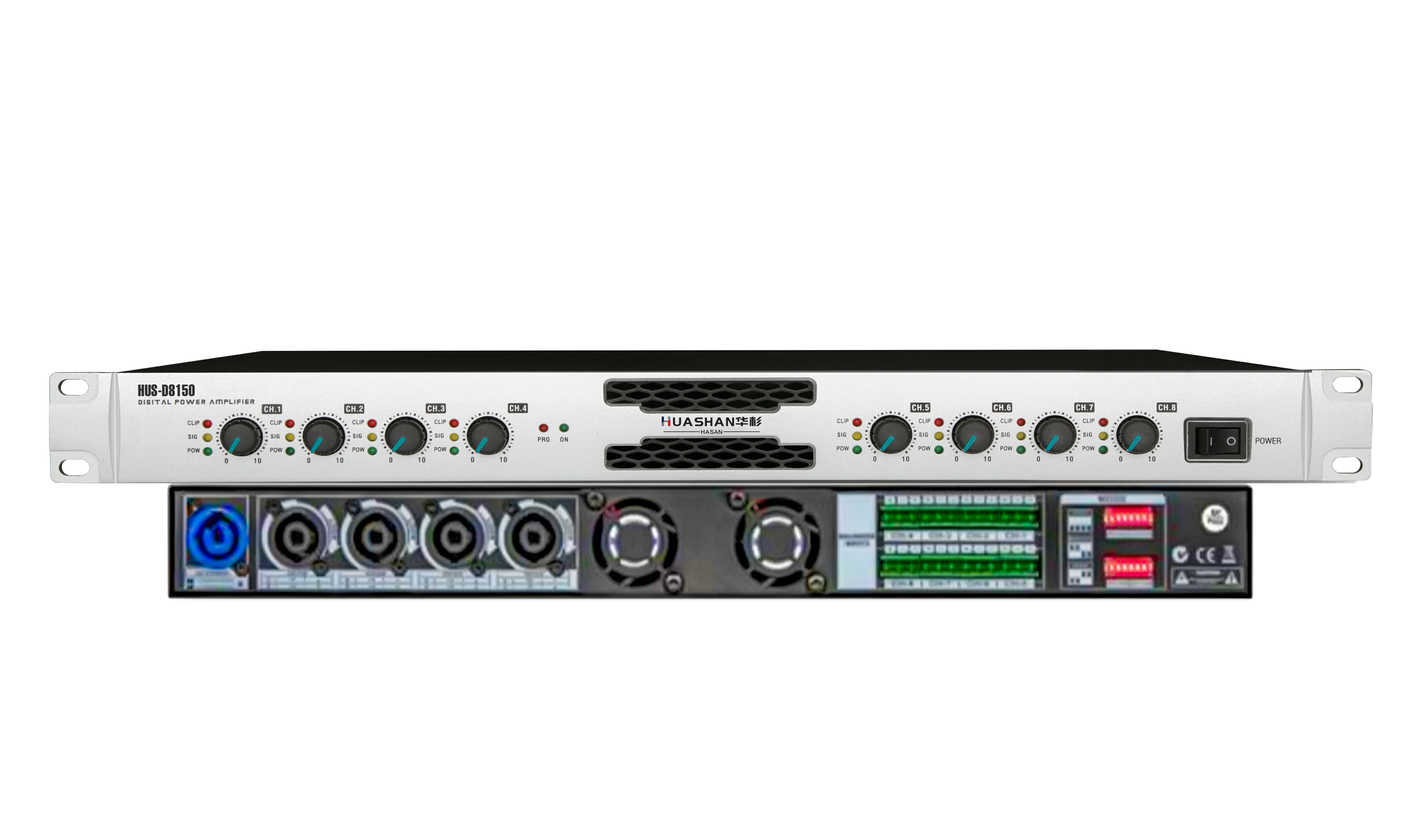 HUS-D8150 八通道专业功放