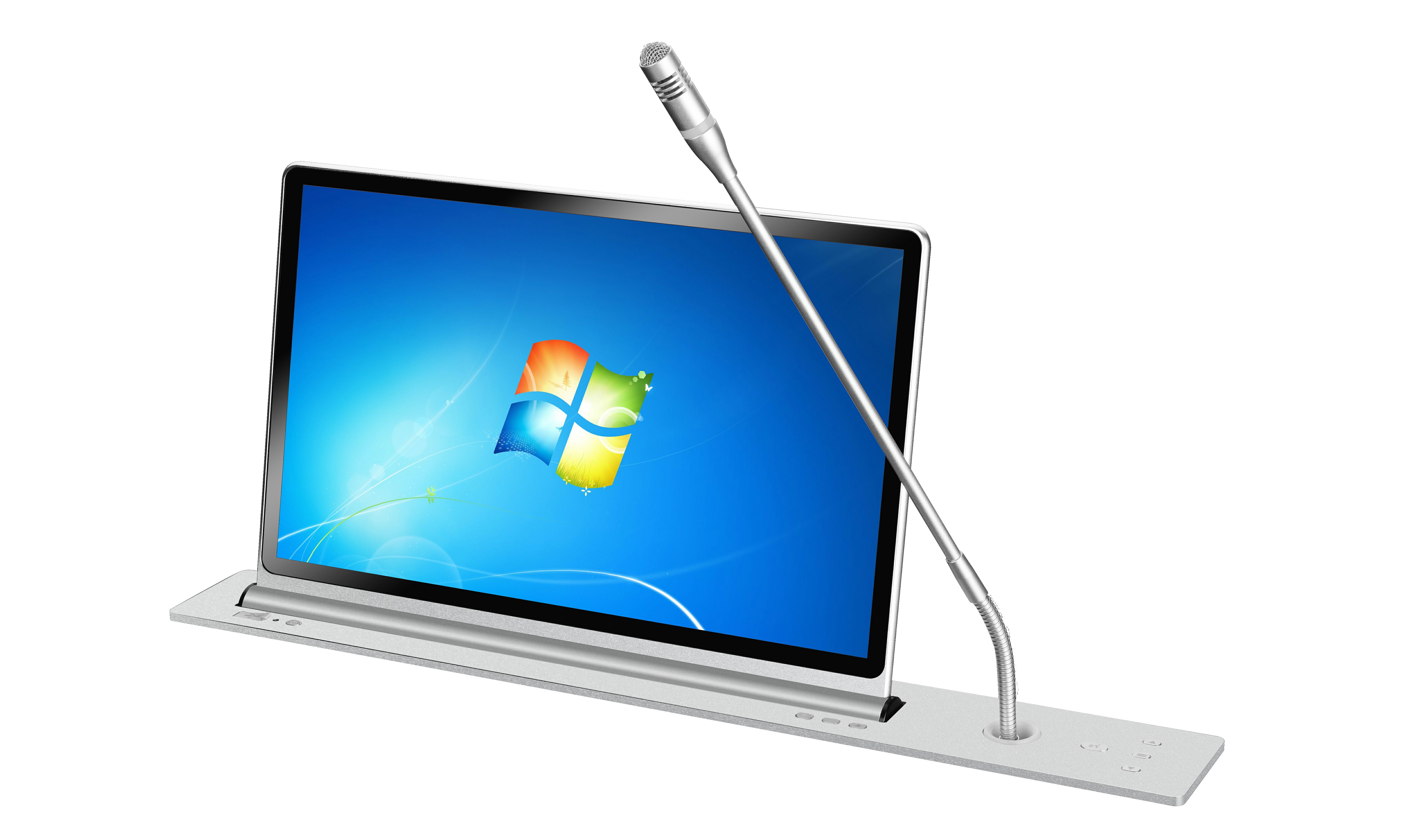 HAS-G173 17.3寸单屏带话筒一体超薄升降器