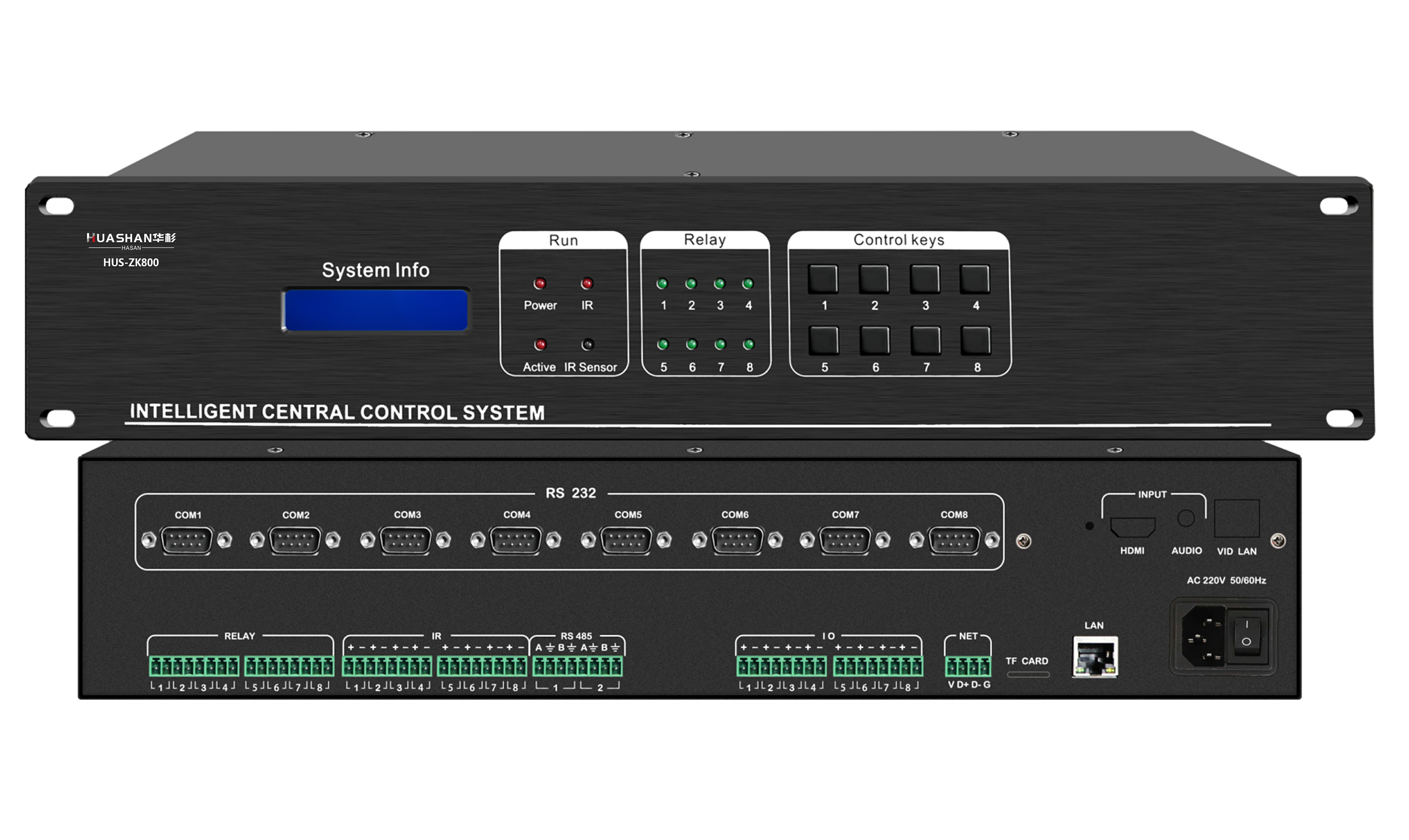 HUS-ZK800 2U中控主机