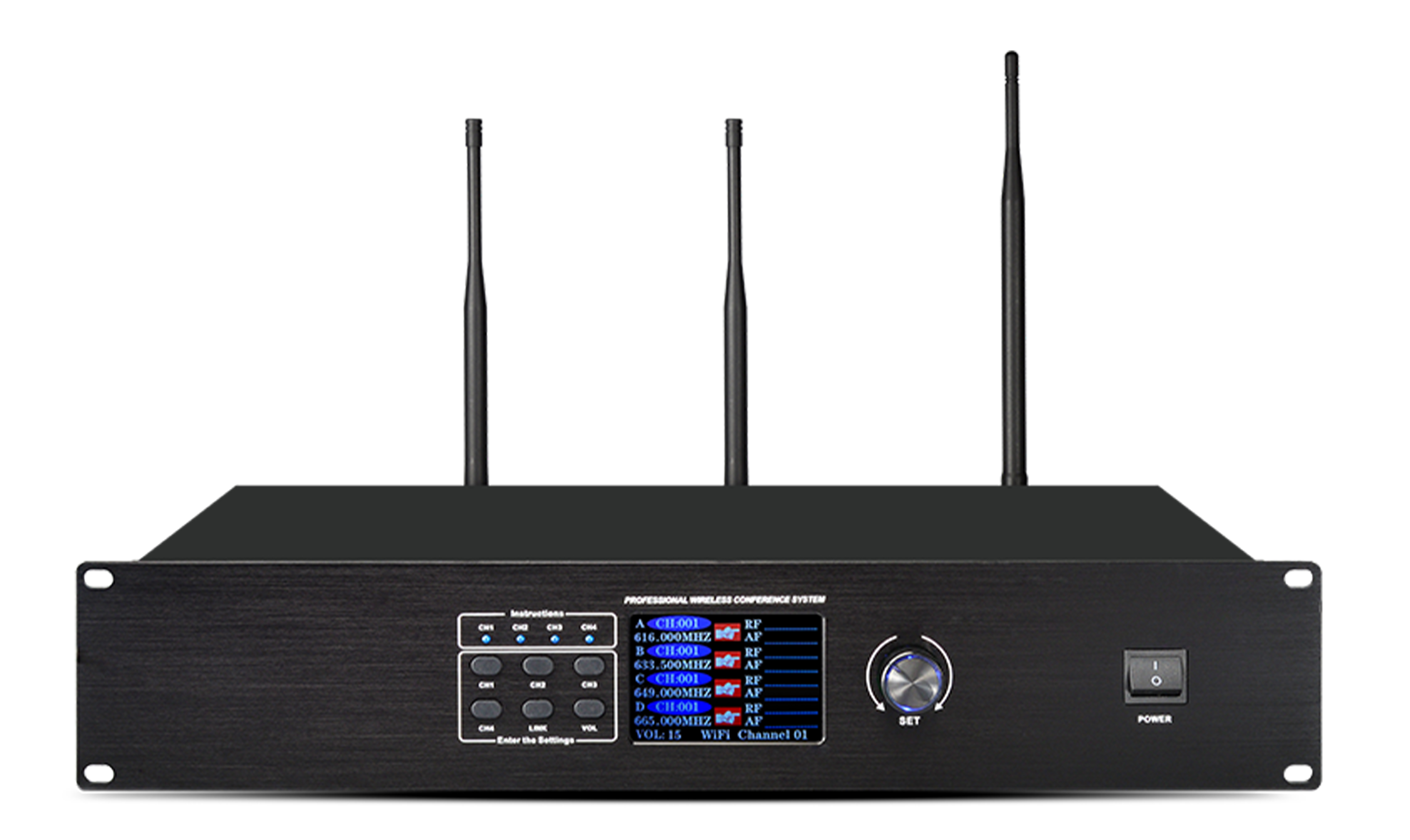 HUS-2600M 无线纯讨论会议主机