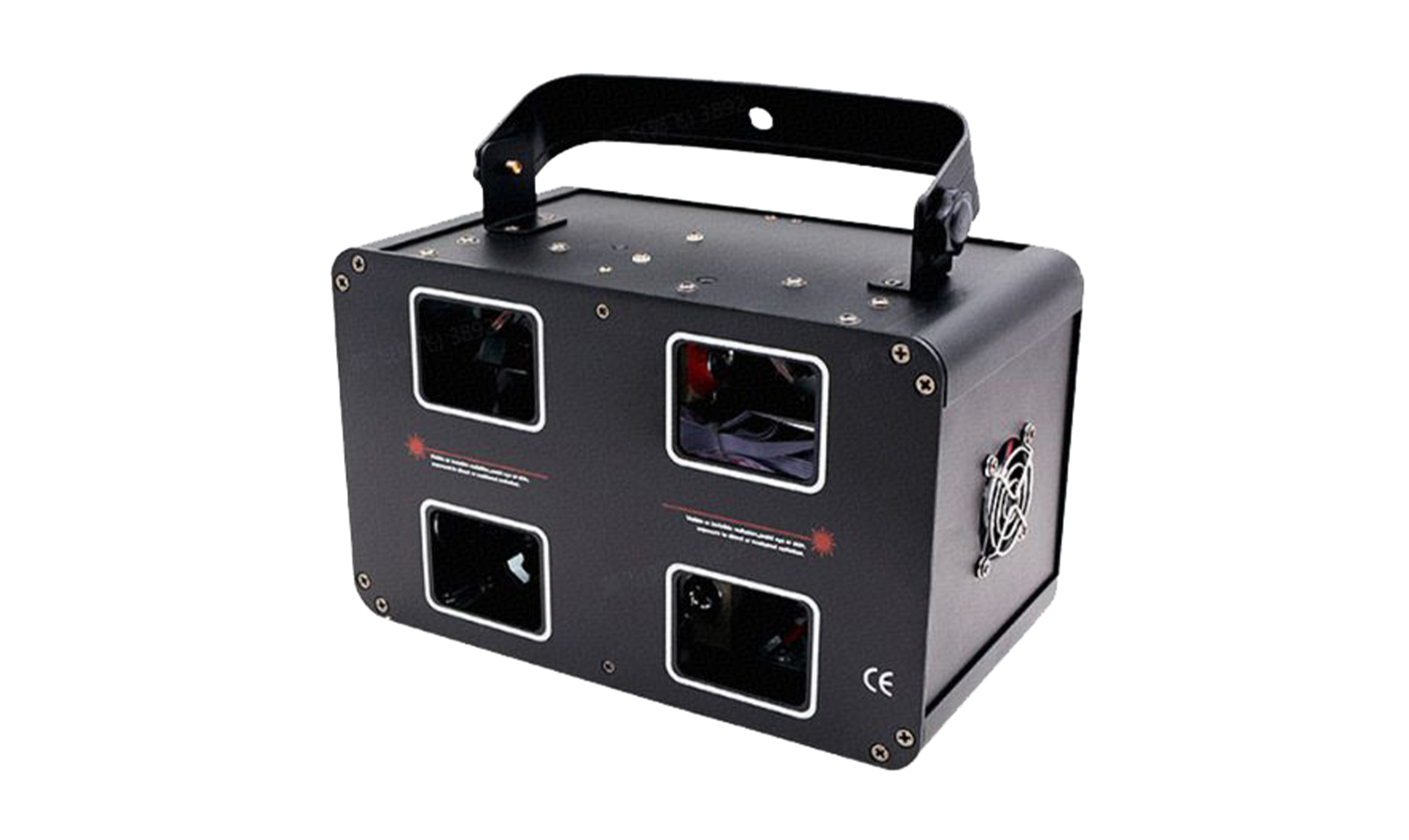 HTJG02  （旗舰款）全彩方形四眼激光灯【每眼多种颜色】