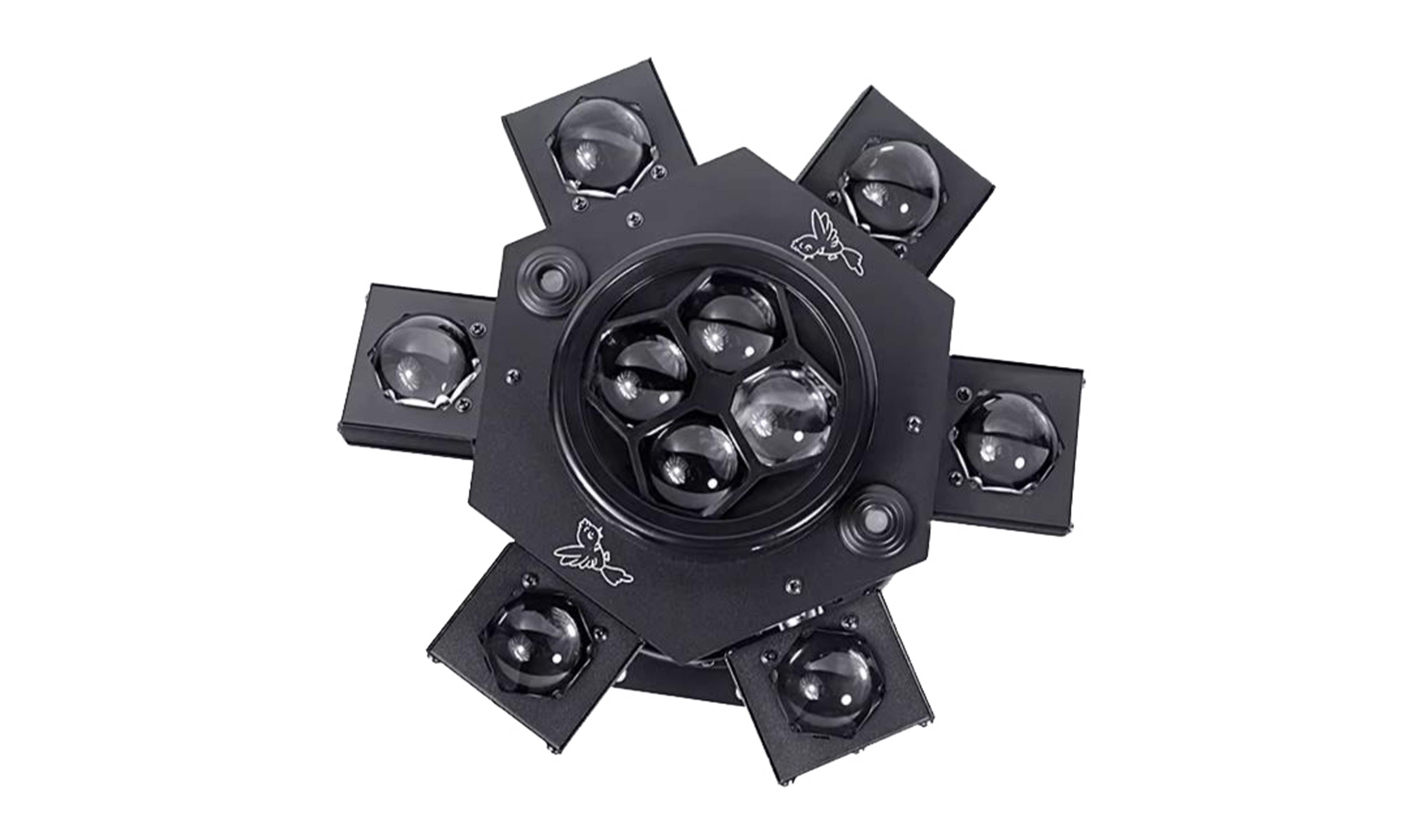 HDD01B  （四合一）六头幻影飞碟灯（遥控款）