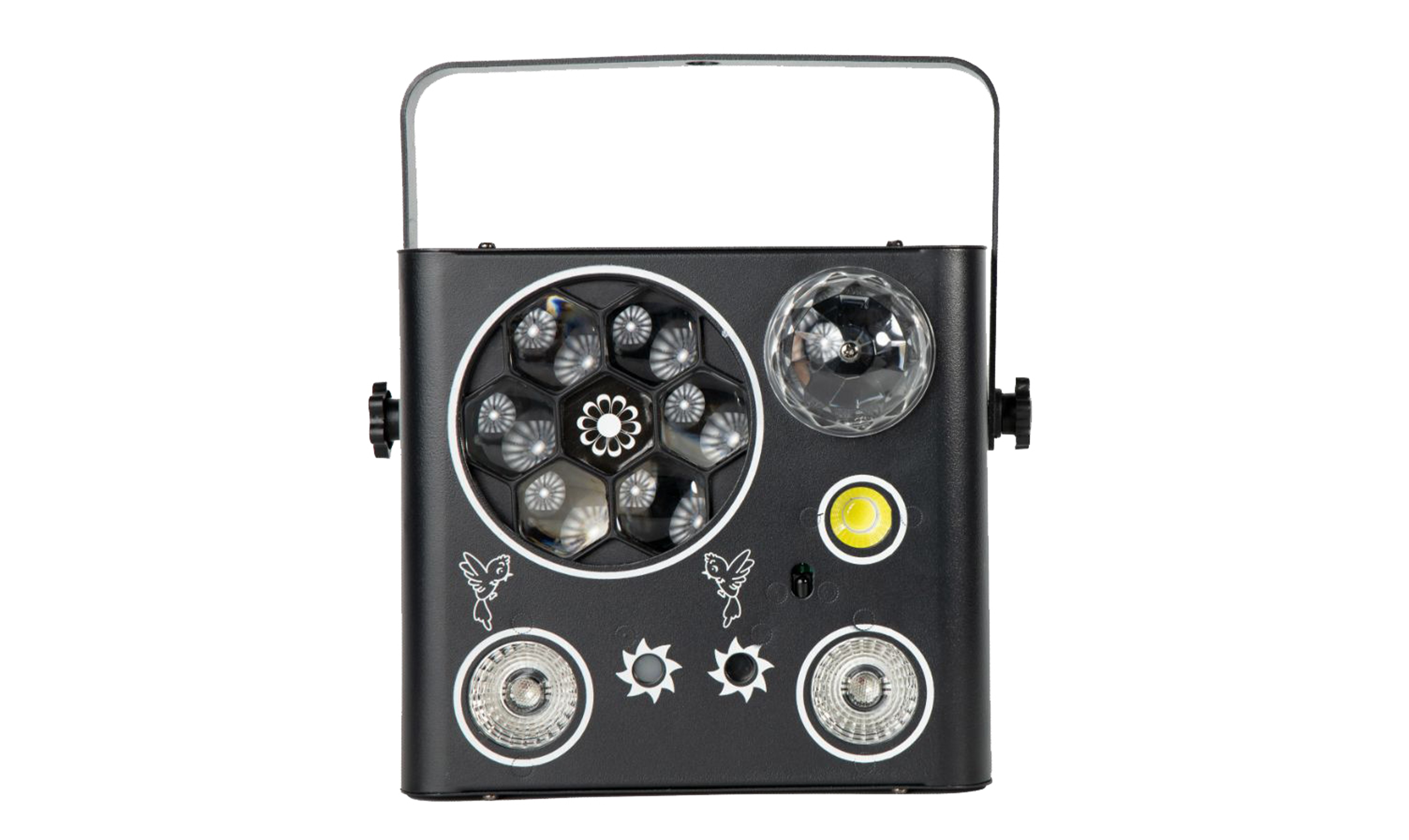 HZJG02  （五合一）旋转魔球激光灯（遥控款）