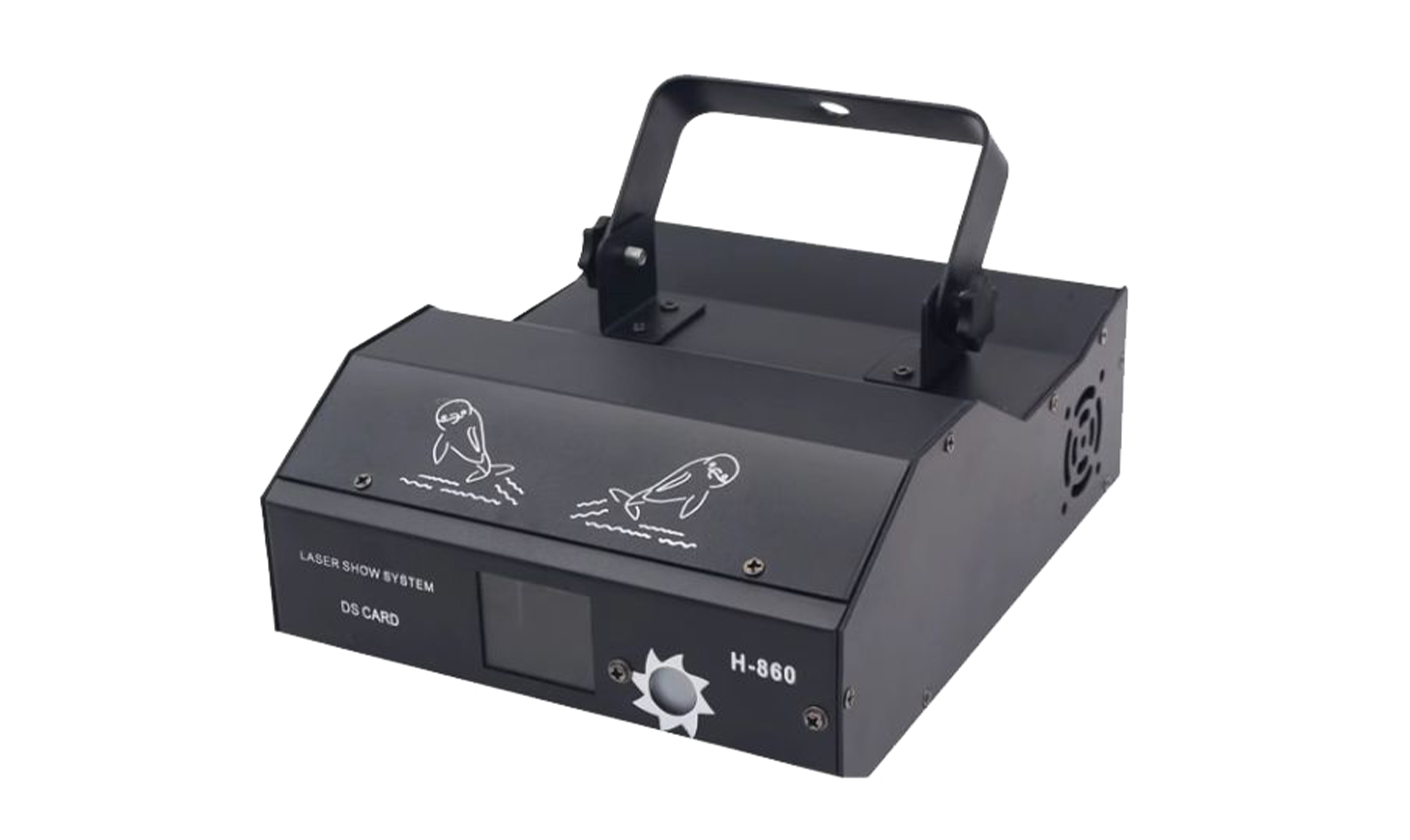 HTJG02  海豚动画激光灯（黑外观）