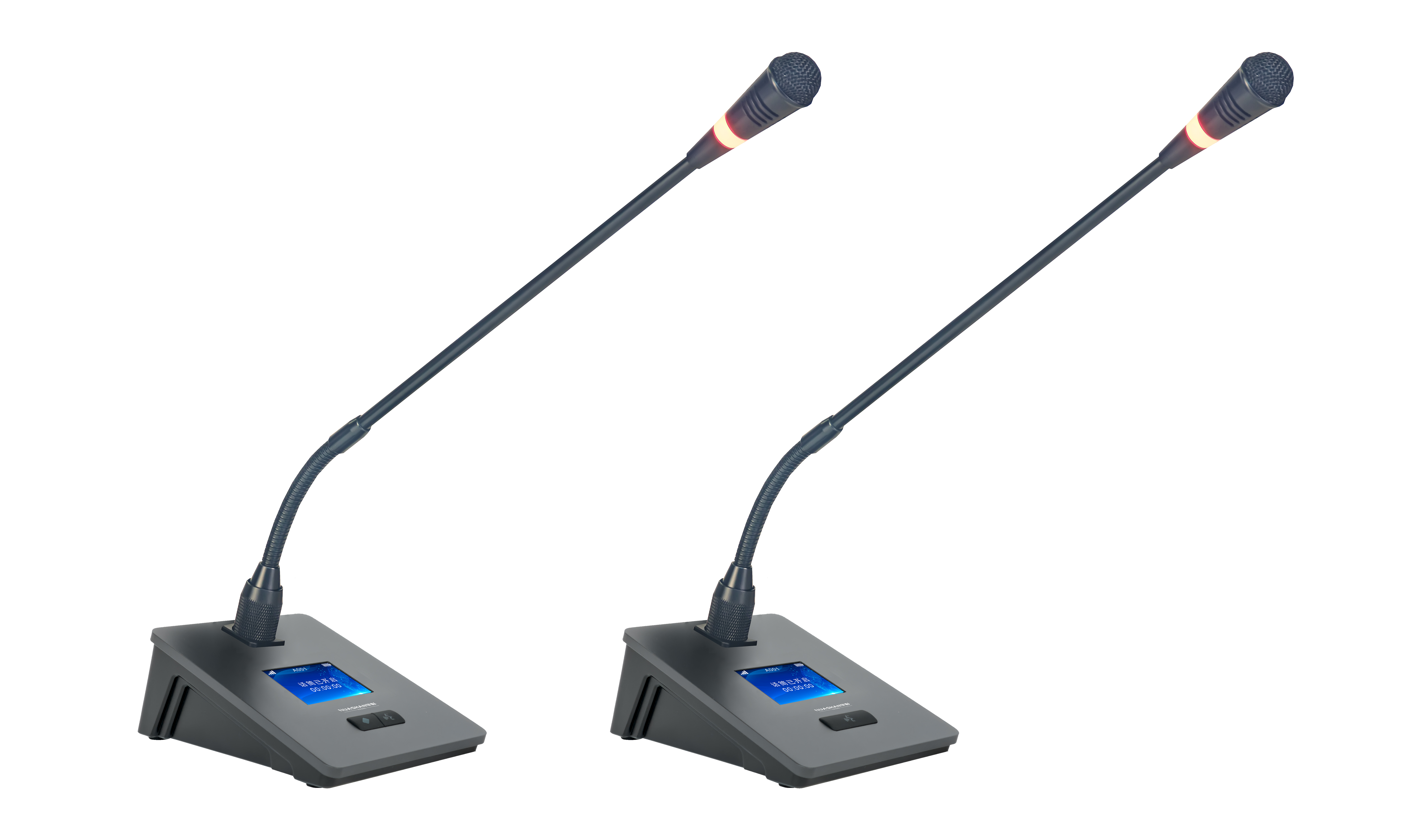 HUS-4102/HUS-4102A 数字有线会议主席单元/代表单元 2.5寸(长咪杆)